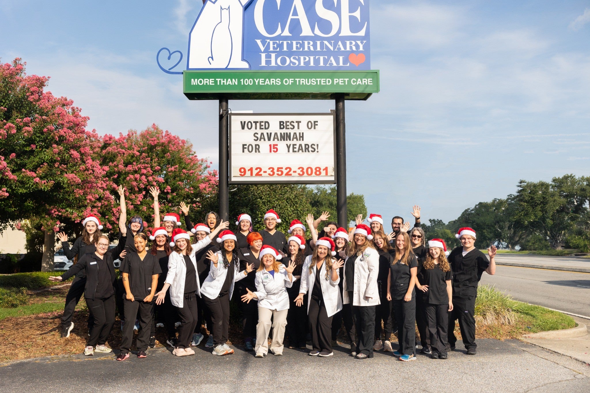Happy Howlidays, Savannah! Thank you for trusting us with your pets and voting us Best of Savannah for 15 years! 